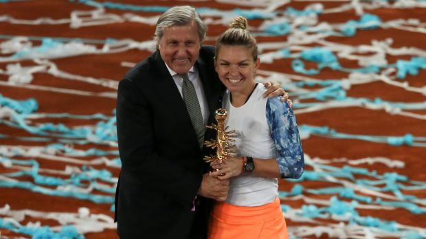 Ilie Nastase a Simona Halepová