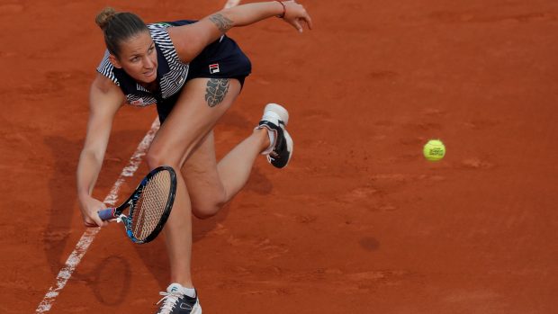 Tenistka Karolína Plíšková je v osmifinále French Open.