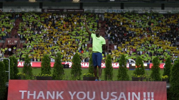 Usain Bolt s choreem od fanoušků