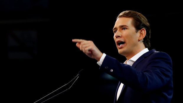 Předseda rakouských lidovců Sebastian Kurz