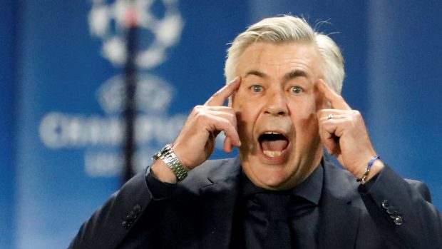 Trenér Carlo Ancelotti ještě na lavičce Bayernu Mnichov.