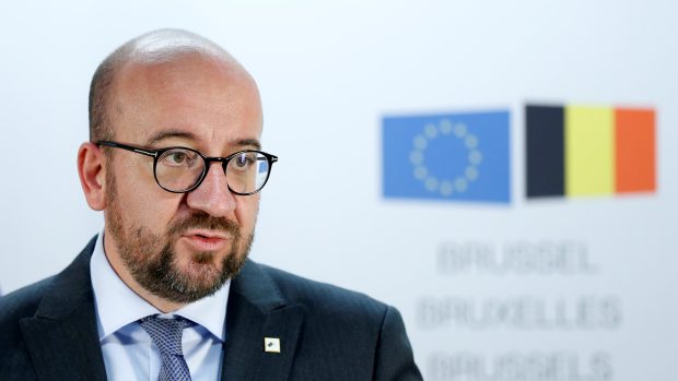 Belgický premiér Charles Michel