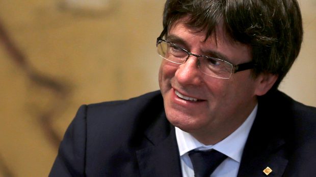 Katalánský premiér Carles Puigdemont