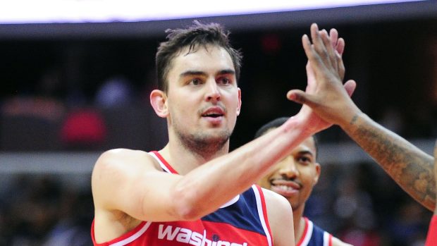 Tomáš Satoranský v dresu Washington Wizards