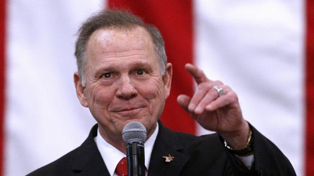 Republikánský kandidát na senátora ze státu Alabama Roy Moore