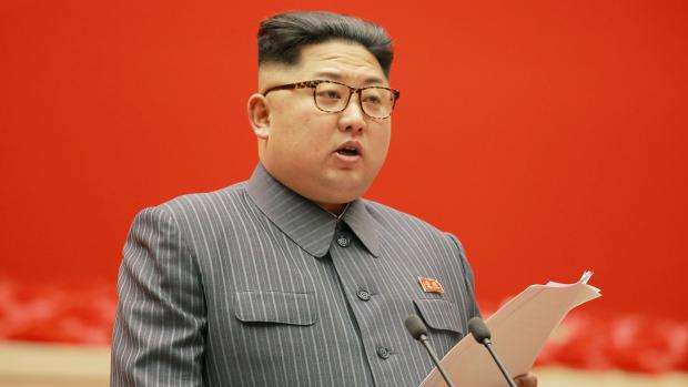 Vůdce KLDR a předseda Korejské strany práce Kim Čong-un.