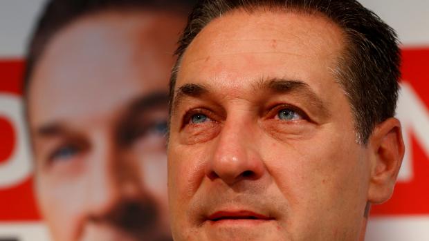 Předseda Svobodné strany Rakouska Heinz-Christian Strache