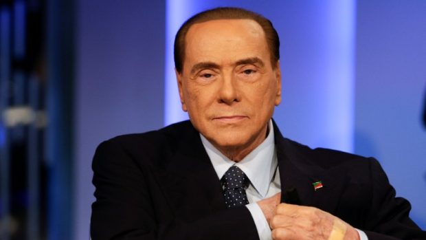 Bývalý premiér a šéf strany Vzhůru, Itálie Silvio Berlusconi