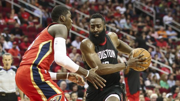 James Harden v zápase proti New Orleans Pelicans