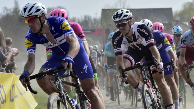 Philippe Gilbert na závodě Paříž - Roubaix