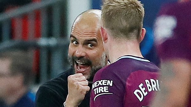 Trenér Manchesteru City Pep Guardiola