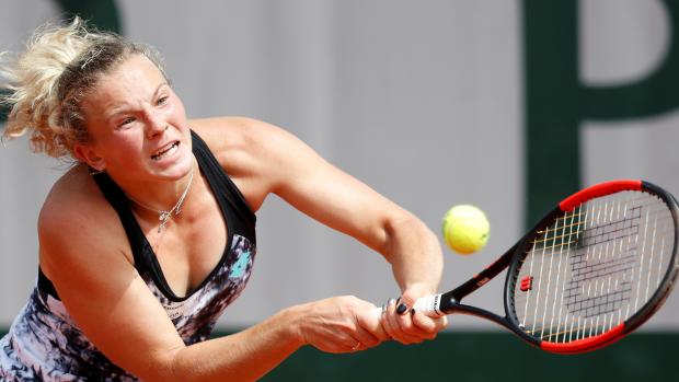 Kateřina Siniaková na letošním French Open