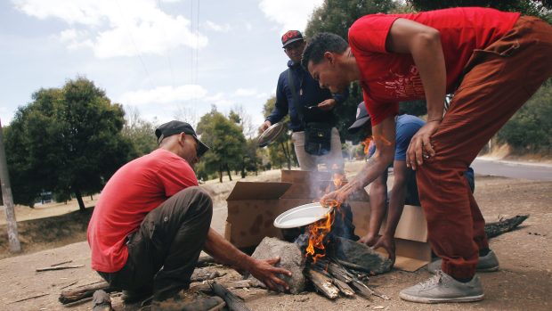 Venezuelští běženci v ekvádorské metropoli Quito