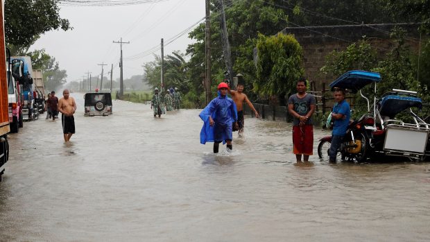 Záplavy na ostrově Luzon způsobené tajfunem Mangkhut.