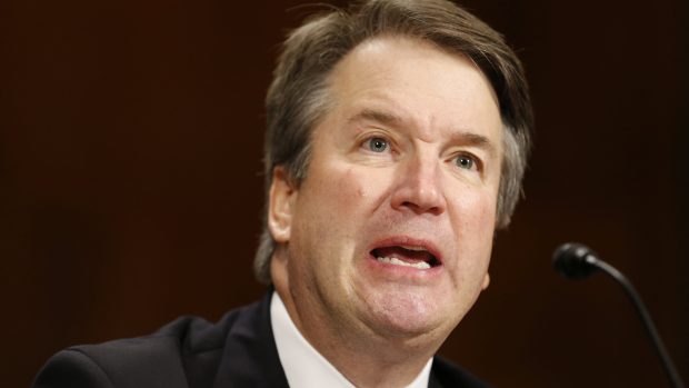 Brett Kavanaugh před senátory z právního výboru