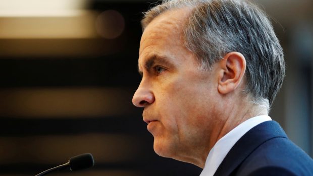 Guvernér britské centrální banky Mark Carney