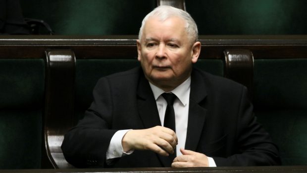 Předseda polské vládnoucí strany Právo a spravedlnost Jarosław Kaczyński na prosincovém snímku ze Sejmu