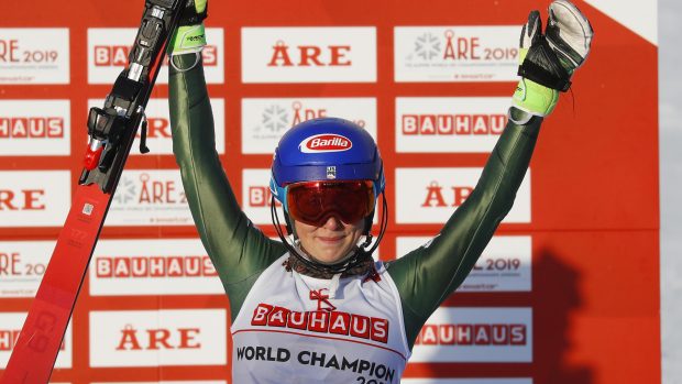 Mikaela Shiffrinová vyhrála počtvrté v řadě slalom na mistrovství světa