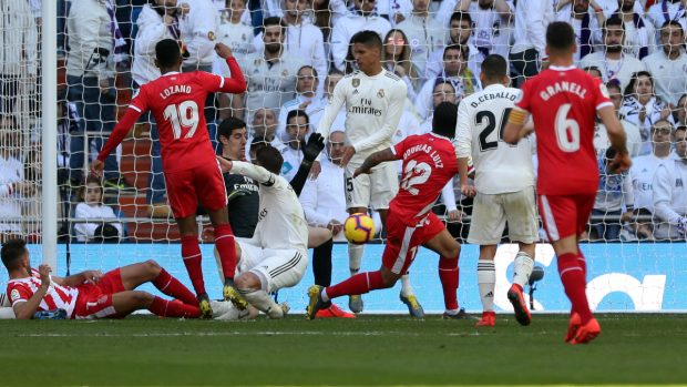 Utkání mezi Realem Madrid a Gironou