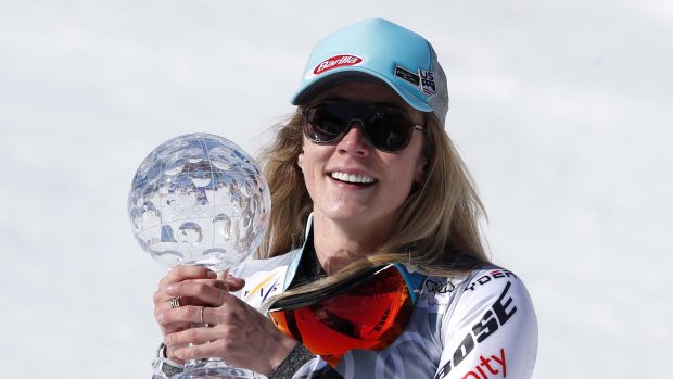 Mikaela Shiffrinová se svým čtvrtým křišťálovým glóbem