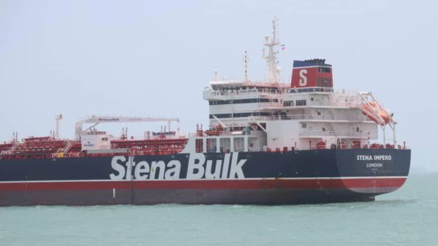 Britský ropný tanker Stena Impero