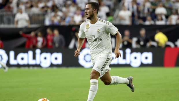 Fotbalista Eden Hazard v dresu Realu Madrid (archivní foto)