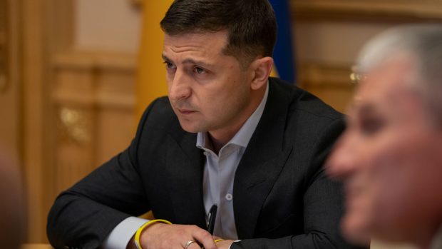 Ukrajinský prezident Volodymyr Zelenskyj