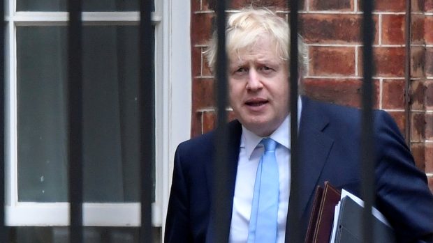 Britský premiér Boris Johnson