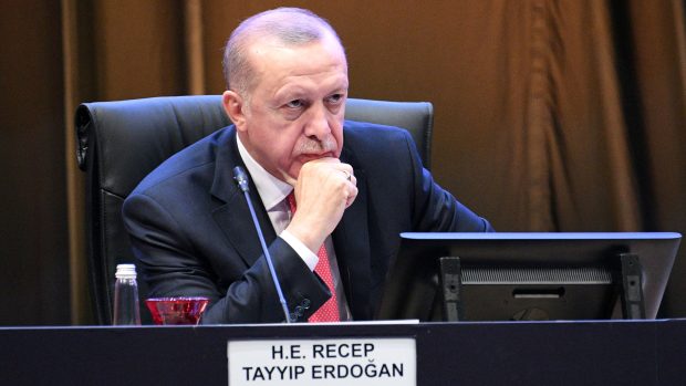 Turecký prezident Recep Tayyip Erdogan.