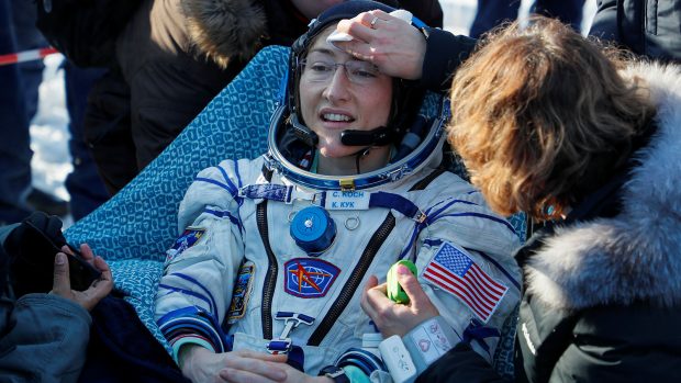 Americká astronautka Christina Kochová