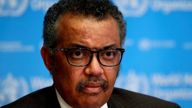 Šéf Světové zdravotnické organizace  Tedros Adhanom Ghebreyesus