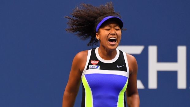 Naomi Ósakaová na US Open.