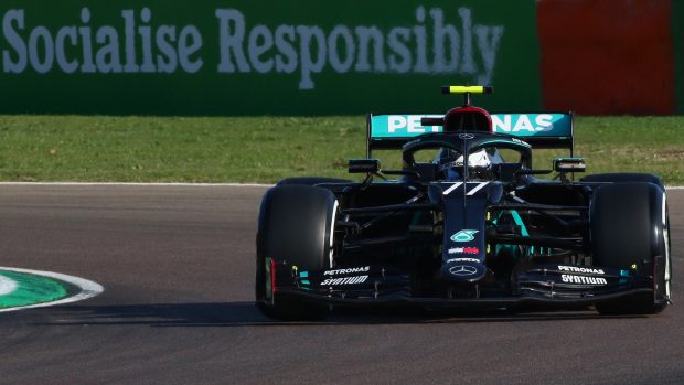 Valtteri Bottas z Mercedesu vyhrál sobotní kvalifikaci