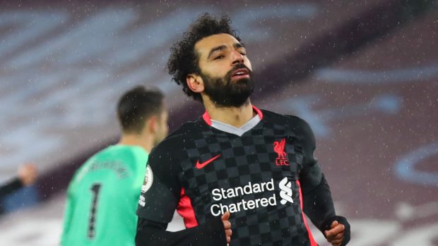 Útočník Liverpoolu Muhammad Salah