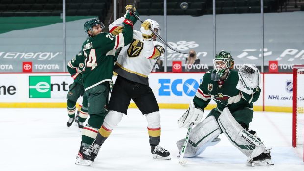 Hokejisté Minnesoty ukončili šestizápasovou vítěznou sérii Vegas a po domácí výhře 2:0 se v Západní divizi NHL posunuli na třetí místo. Brankář Wild Kaapo Kähkönen chytil všech 26 střel hráčů Vegas a poprvé v NHL neinkasoval