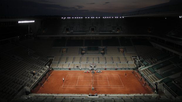 Centrální kurt na French Open