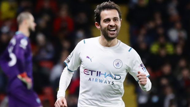 Fotbalový záložník Bernardo Silva.