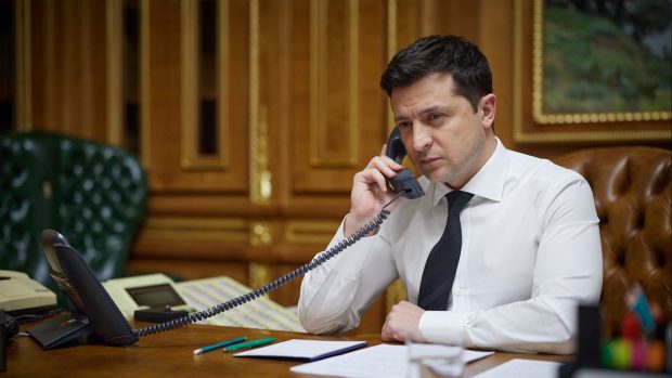 Ukrajinský prezident Volodymyr Zelenskyj