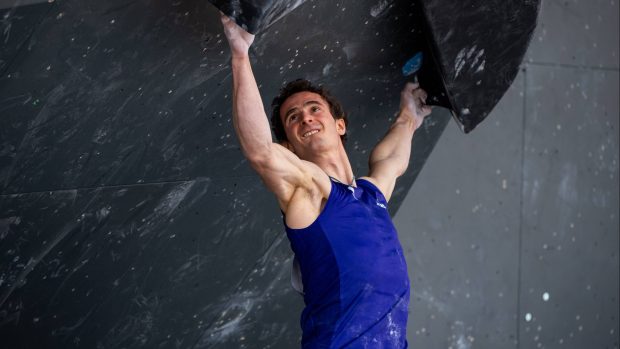 Český lezec Adam Ondra