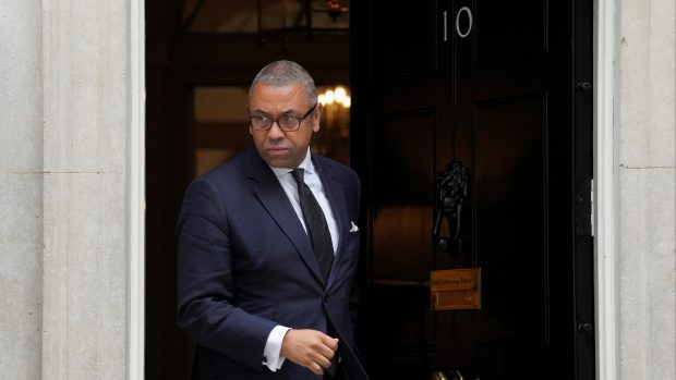 Britský ministr zahraničí James Cleverly