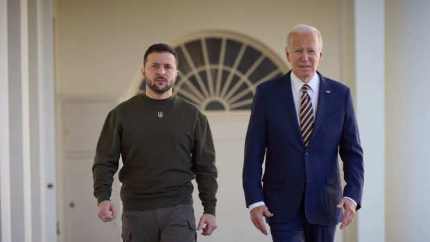 Zelenskyj a Biden