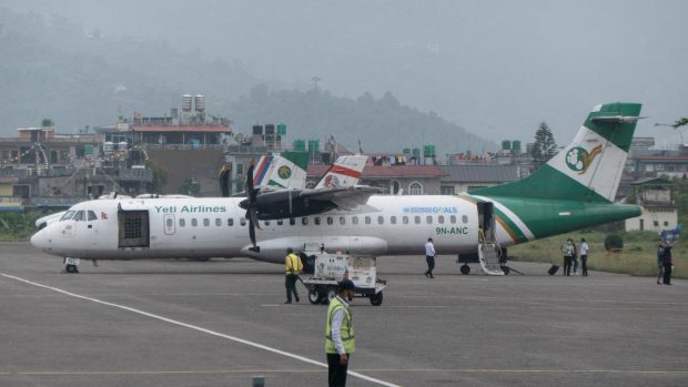 Letadlo společnosti Yeti Airlines, model který v nepálské Pokhaře havarovalo