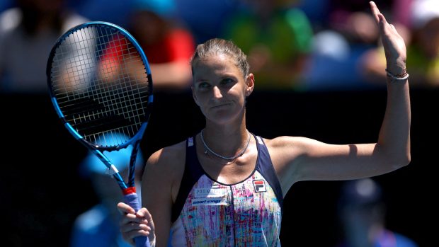 Karolína Plíšková je počtvrté ve čtvrtfinále Australian Open