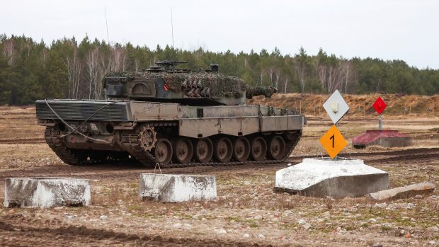 Tank Leopard 2A4 v Polsku