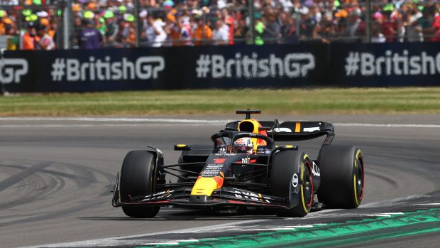 Max Verstappen na Velké ceně Velké Británie