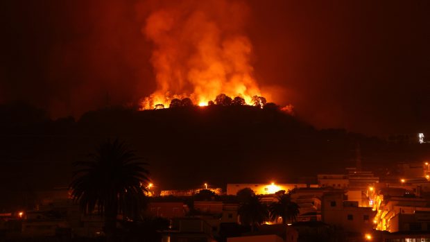 Požár na Tenerife