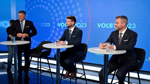 Poslední předvolební debata ve veřejnoprávní televizi RTVS