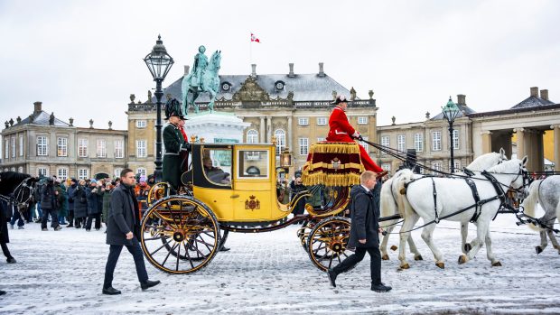 Margrethe II. se v Kodani naposledy projela v kočáře jako dánská královna