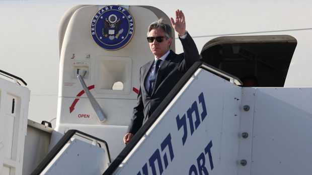 Americký ministr zahraničí Antony Blinken znovu přijel do Izraele