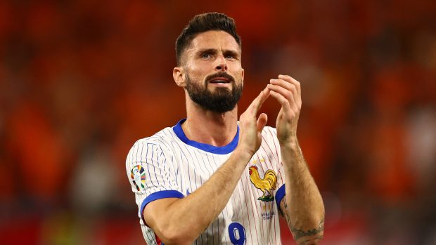 Olivier Giroud se stal francouzským rekordmanem v počtu vstřelených gólů v dresu národního týmu